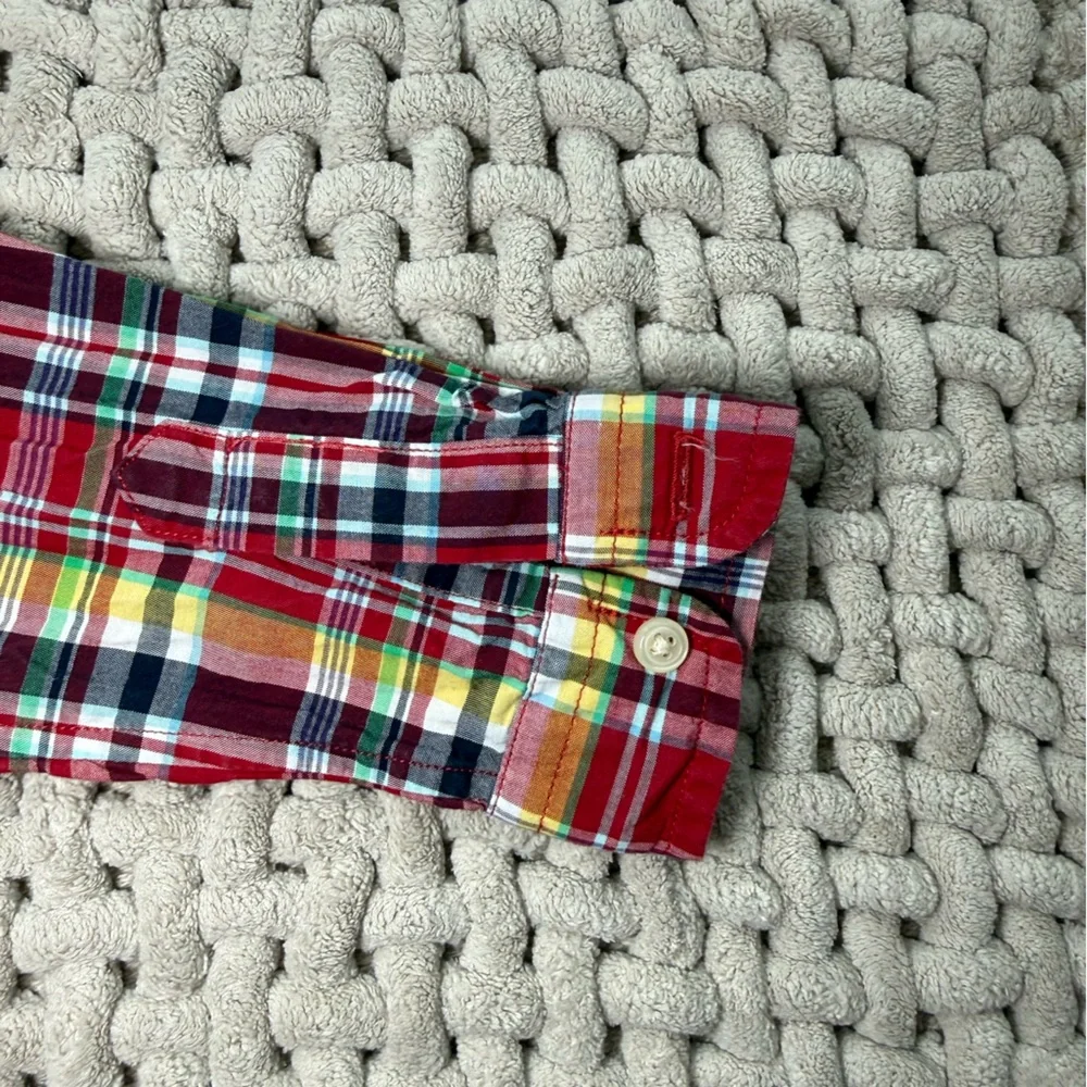 Ralph Lauren | Baby Cotton Classic Red Plaid Button Up | 18 Months